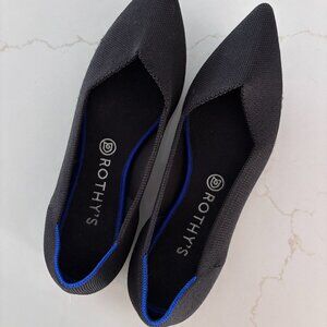 SIZE 10.5 Rothy's The Point in Black